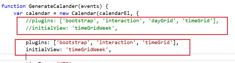 Full Calender integration in mvc