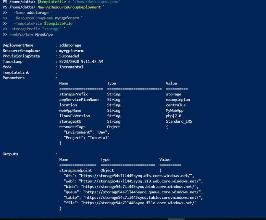 Azure ARM Template