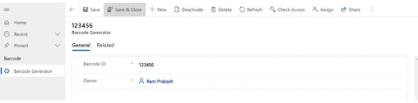 Barcode with Powerapps