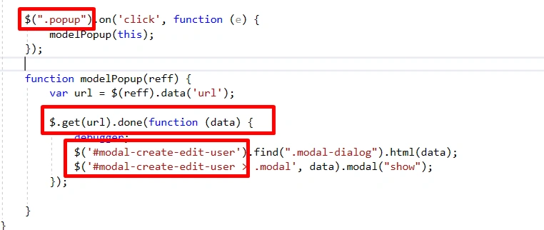 Model Popup In ASP.NET Core 3.1
