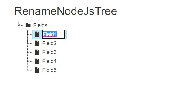 Rename Node using jsTree