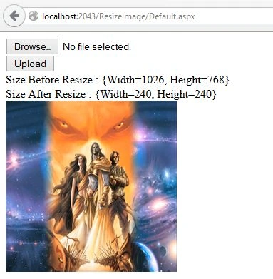 upload image