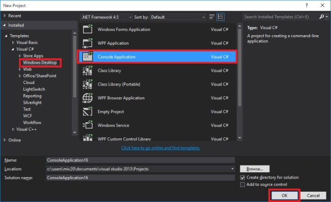 console application