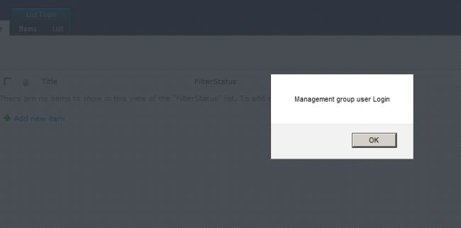 Group User Login