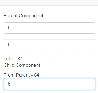 Update the Child Component and Parent Component using @Input & @Output in Angular