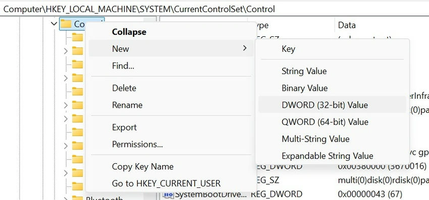 Control key