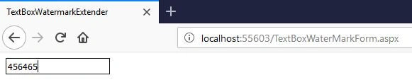 Display Watermark In ASPX Textbox Using The AJAX Control Toolkit Using ASP.NET With C#