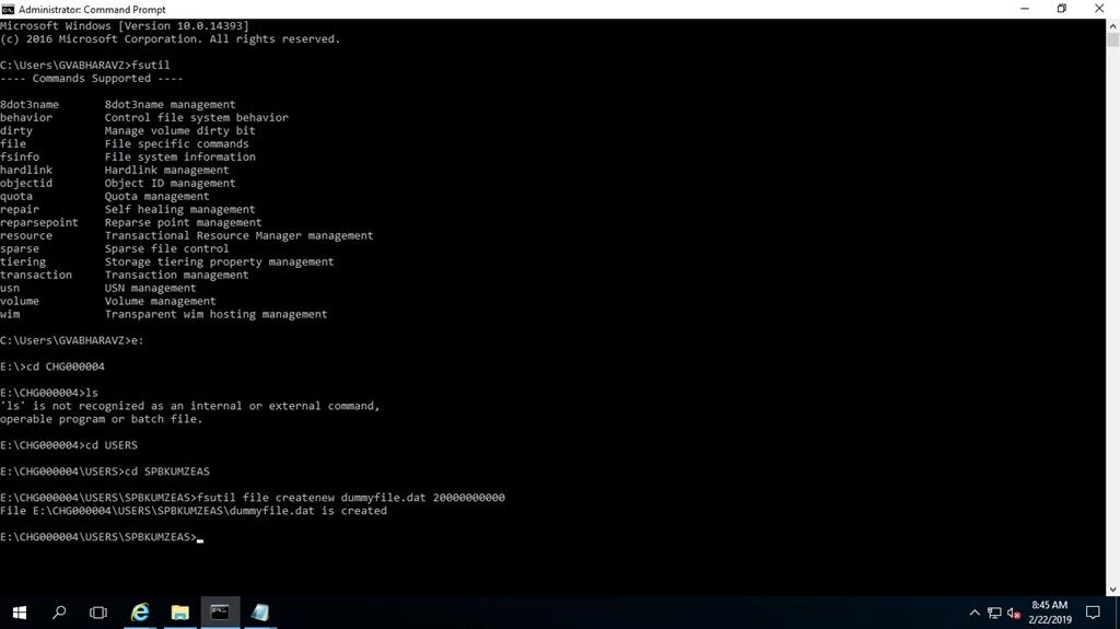 How To Create Dummy Files With A Dummy File Sizes For Testing Purpose