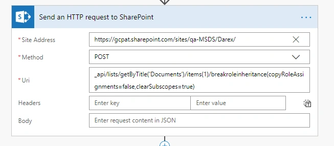 list items permissions inheritance