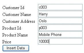 insert records using store procedure in ASP.NET
