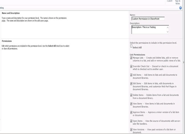 permissions added to the level