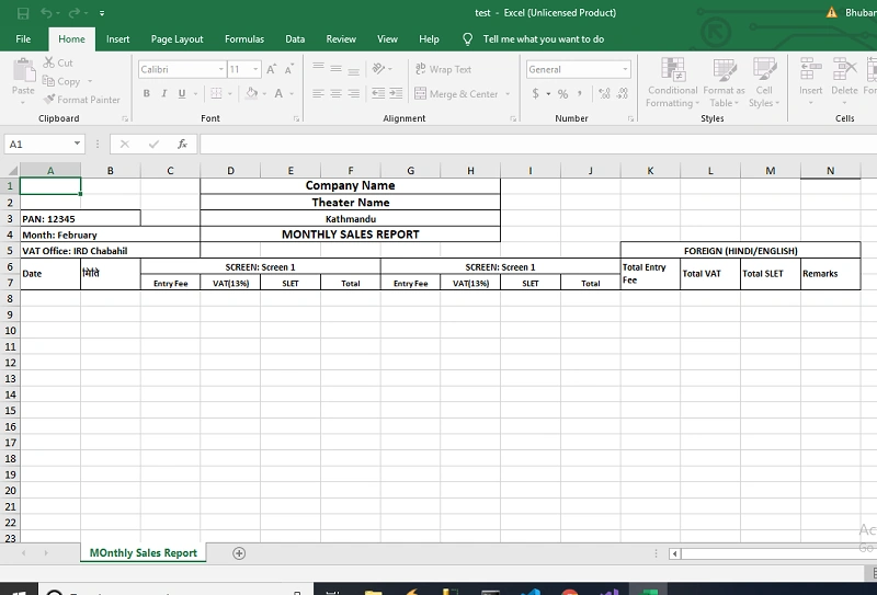 Merge Multiple Headers In Excel Using C#