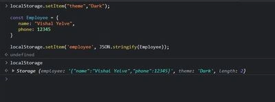 localStorage.setItem()