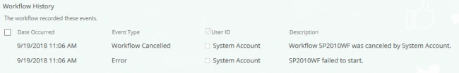 Workflow triggers