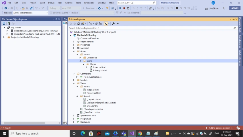 Routing In MVC Application