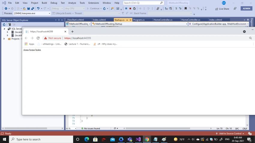 Routing In MVC Application