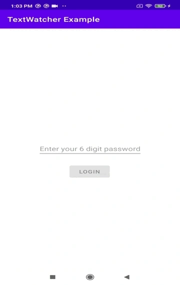 TextWatcher in Android