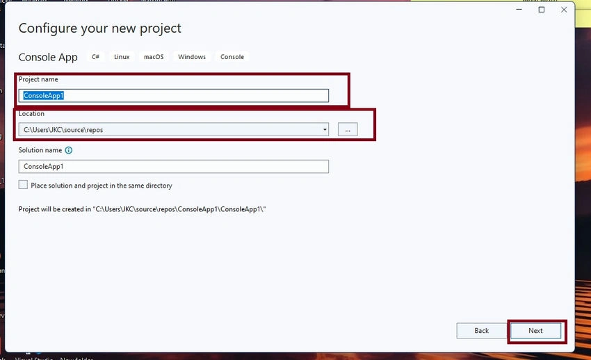 Project name