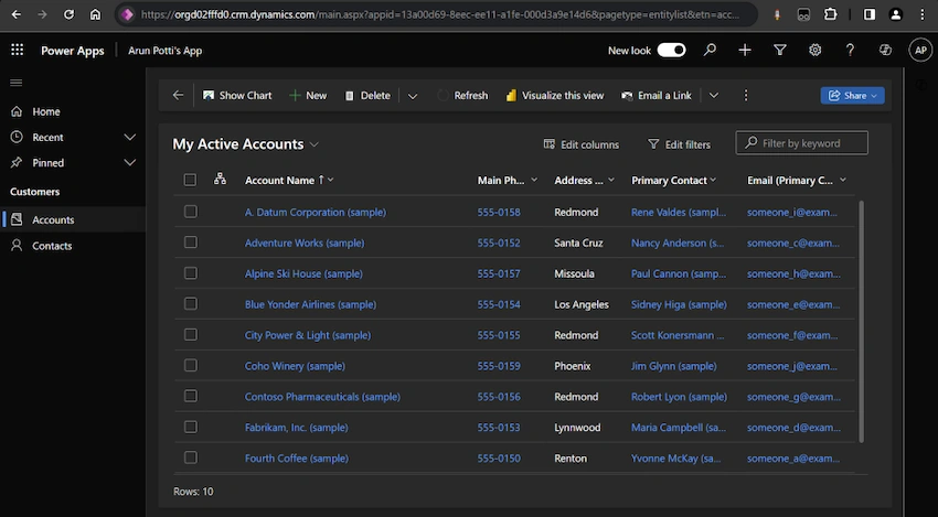 Dark Mode in Microsoft Power Apps