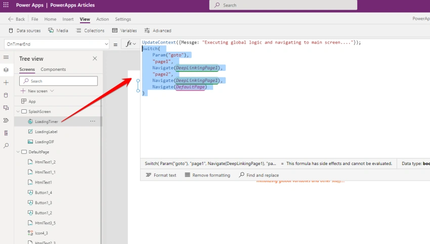 Deep Linking In PowerApps