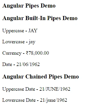 Custom Pipes in Angular