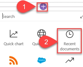 SharePoint Online Modern UI - Recent documents Webpart