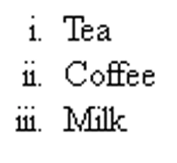 <ol /> tag in html5