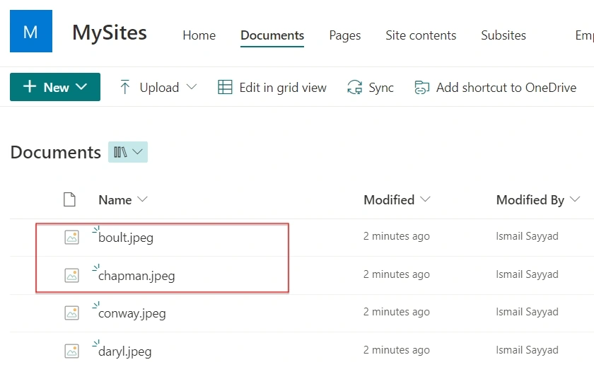 Share point site
