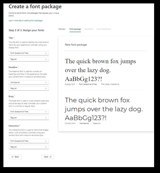 Display Font