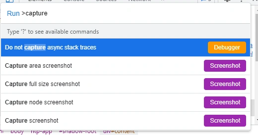 Capture Screenshot Without Any Chrome Extension