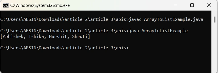 How To Convert Array To List In Java