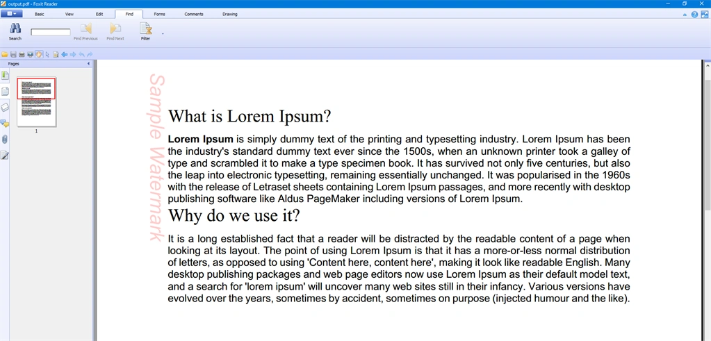 Apply Watermark To The Converted Document Using C#