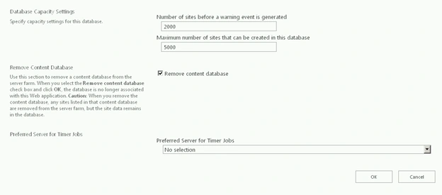 Move SharePoint Content Database From One Drive To Another Drive On Same Server