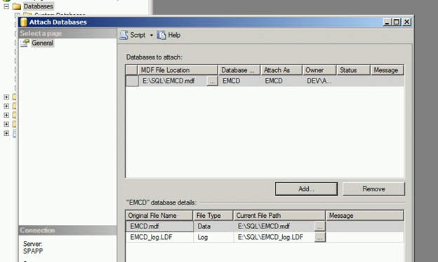 Move SharePoint Content Database From One Drive To Another Drive On Same Server