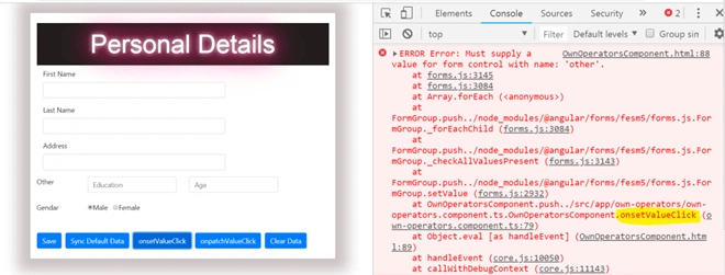 Reactive Forms