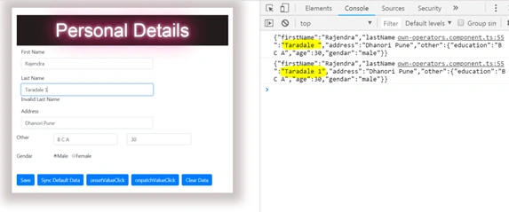 Reactive Forms