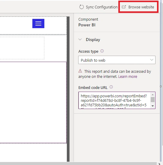 How to Integrate Power BI Report in Portal Apps