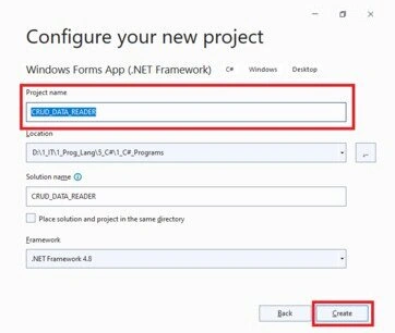 Configure