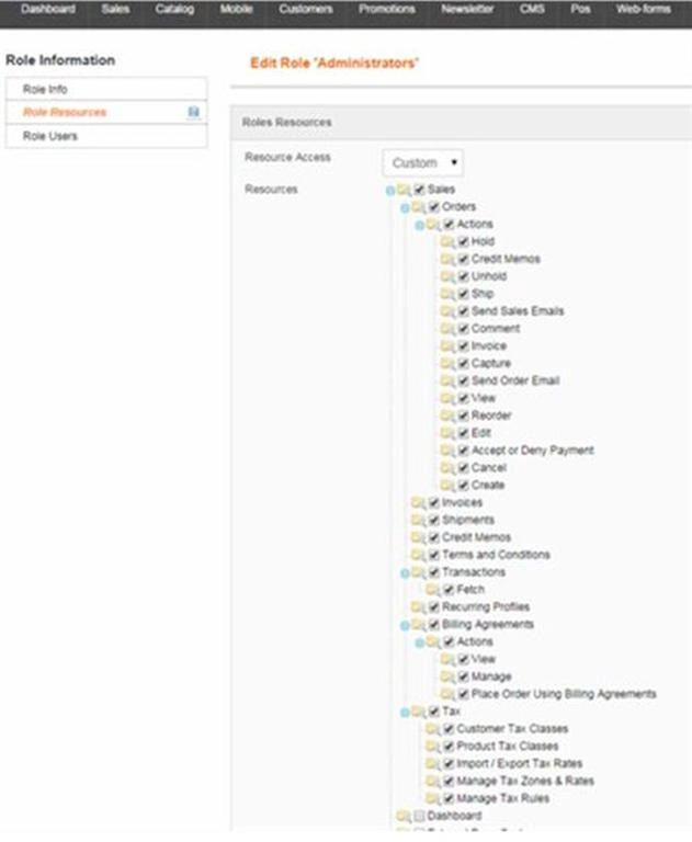define wrong permission of main admin