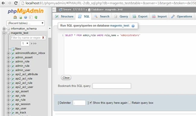 run sql query