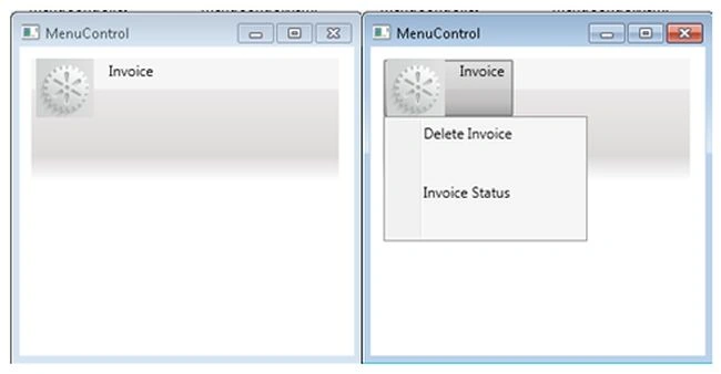 menu control