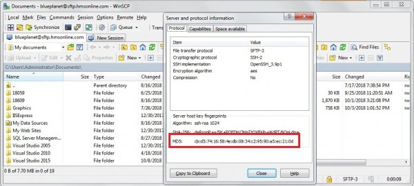 Connect With SFTP Using WinSCP