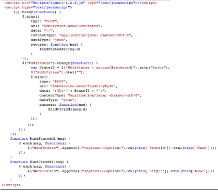 Jquery Dropdownlist