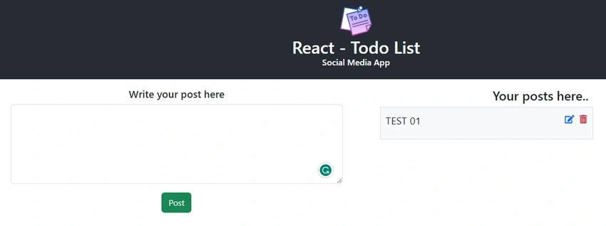 React Todo list