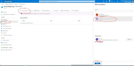 Azure Active Directory Group - Create Basic Group And Add Member