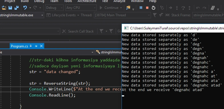 String Vs StringBuilder In C#
