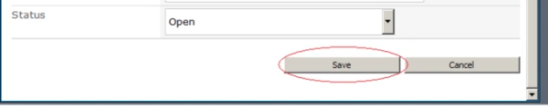 save button