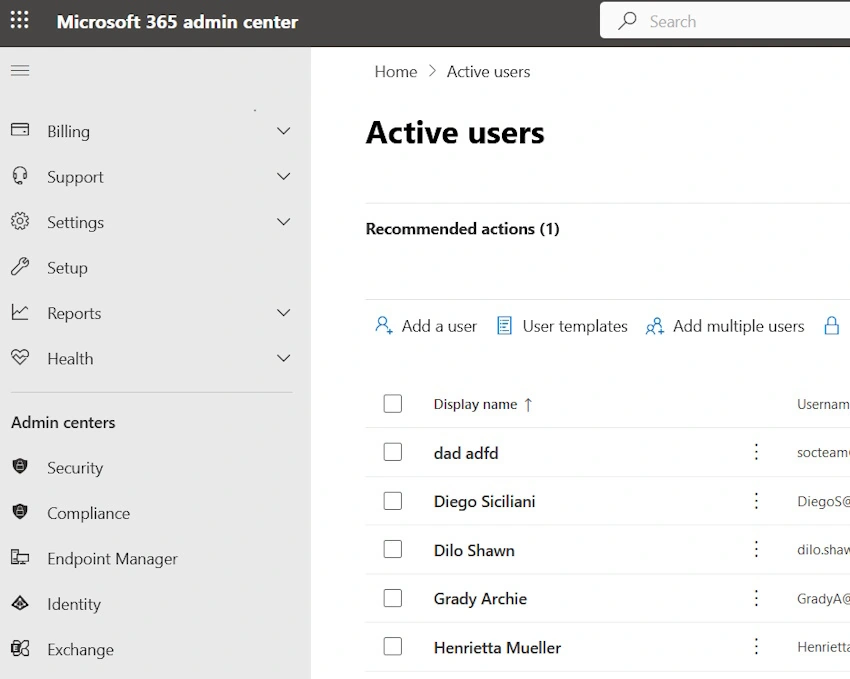 Active users