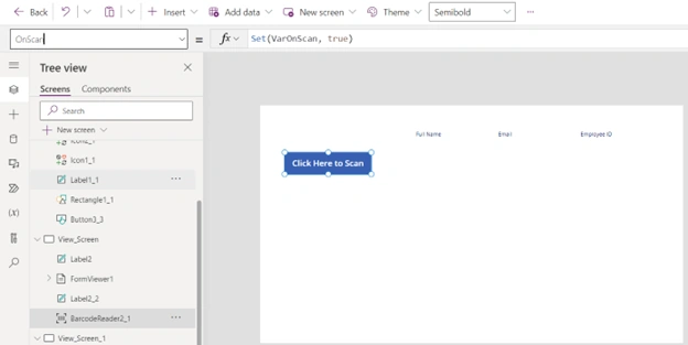 Scan Barcode using Power Apps