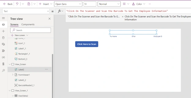 Scan Barcode using Power Apps